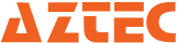 orange word Aztec logo